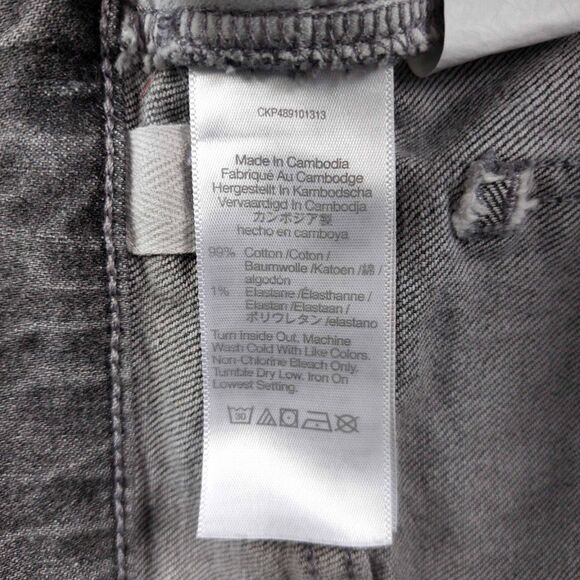 Madewell ’90s Straight Jeans Women’s Sz 26 Gray Wash High Rise Classic Denim - Picture 10 of 12